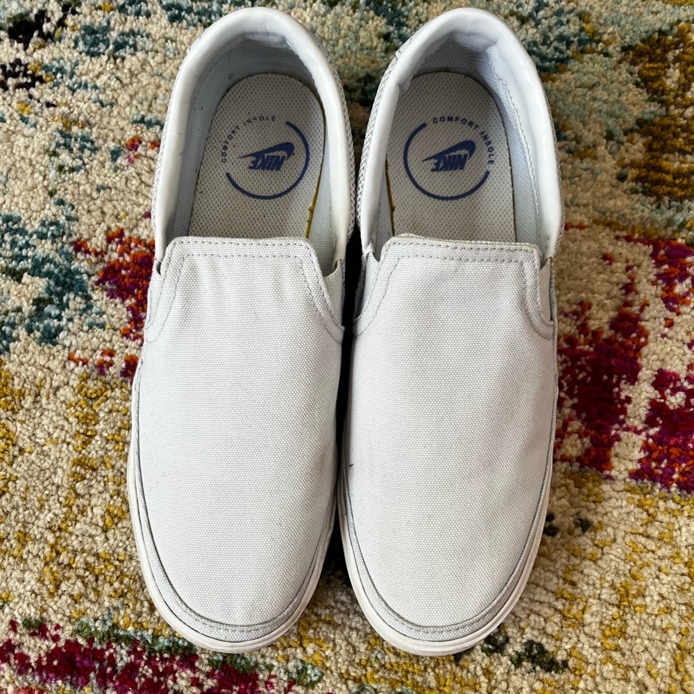 Nike Light blue slip ons